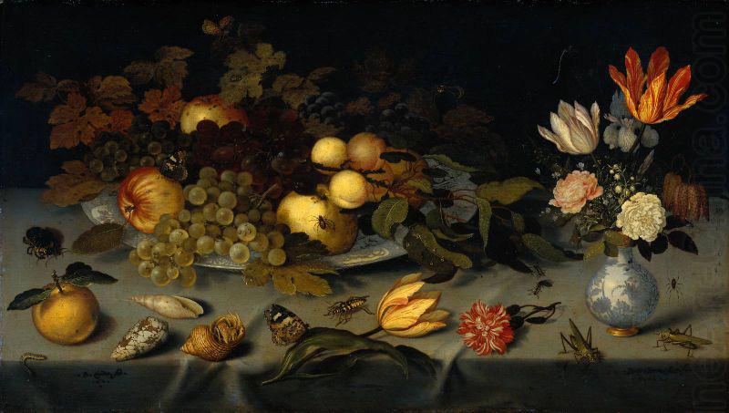 AST, Balthasar van der Still Life with Fruit and Flowers